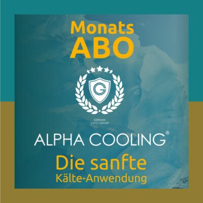 Kälteanwendung Alpha Cooling Monats ABO endlich schmerzfrei